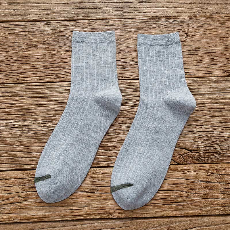 Plus Size Pure Color Liner Cotton Socks(6 Pairs)