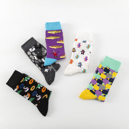 Plus Size Cheesecake Bear Crew Socks(5 Pairs)