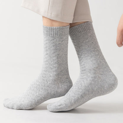 Plus Size Pure Cotton Quarter Socks (3 Pairs)