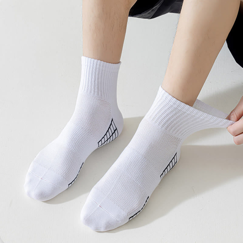 Plus Size Breathable Sport Quarter Socks(3 Pairs)