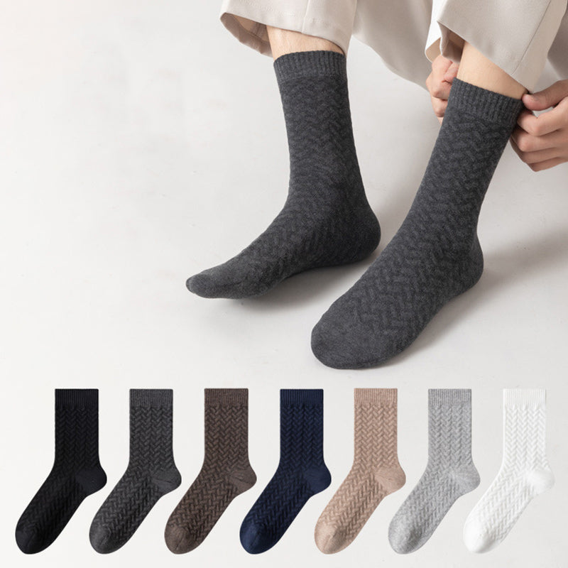 Plus Size Pure Cotton Quarter Socks (3 Pairs)