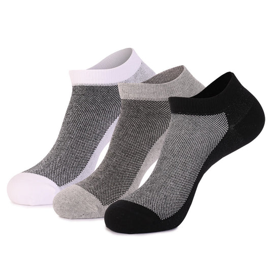 Plus Size Stitching Color Ankle Socks(3 Pairs)
