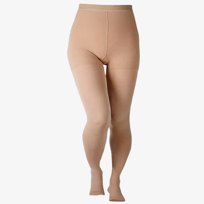 Plus Size Medical Toeless Compression Tights(20-30mmHg)