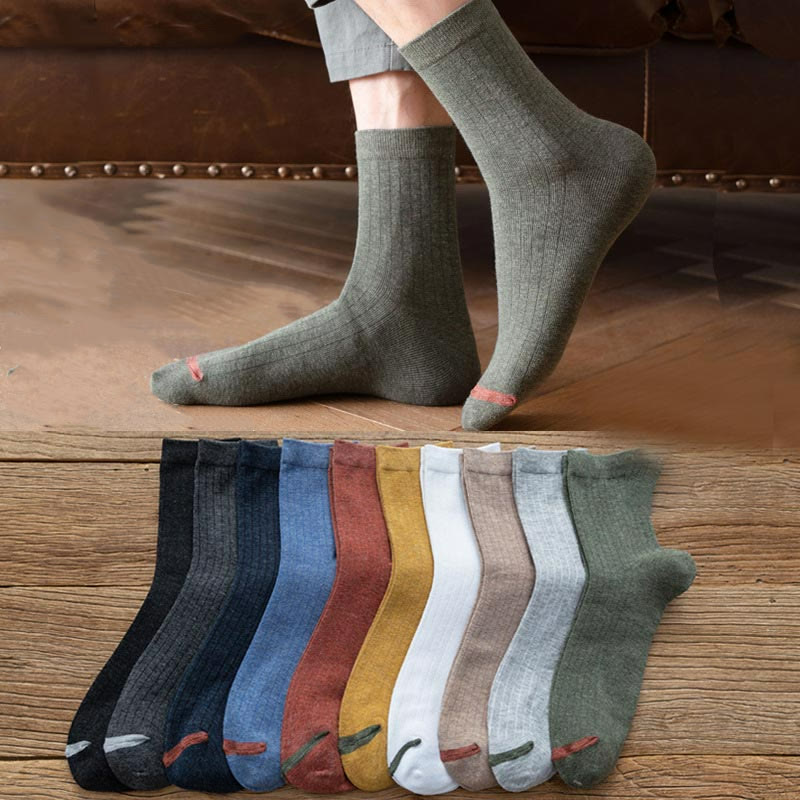 Plus Size Pure Color Liner Cotton Socks(6 Pairs) – plusock