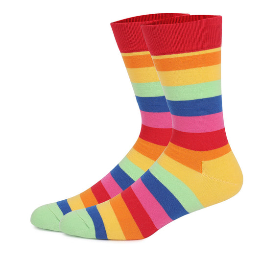 Plus Size Pride Crew Socks(5 Pairs)