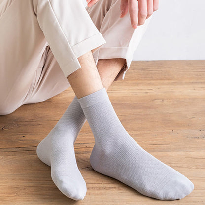 Plus Size Antibacterial Mesh Quarter Socks(5 Pairs)