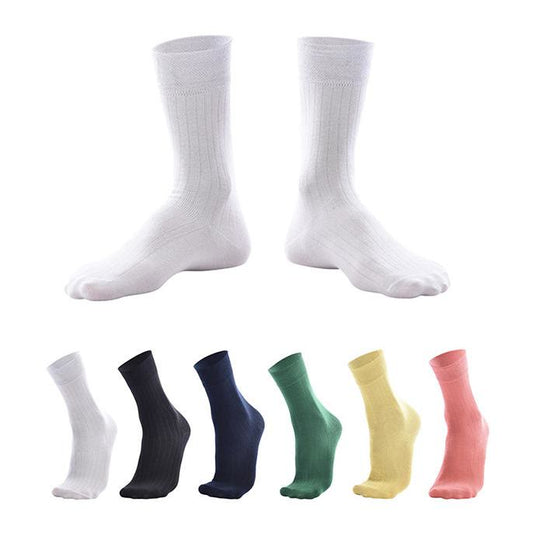 Candy Color Breathable Crew Socks(6 Pairs)