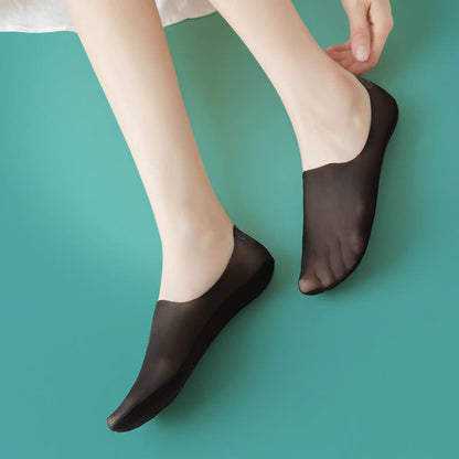 Plus Size Ultra Thin No Show Socks(5 Pairs)