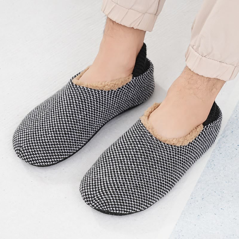 Plus Size Fuzzy Slipper Socks(2 Pairs)