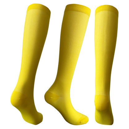 Bright Color Sport Compression Socks(3 Pairs)