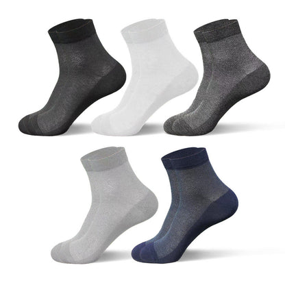 Plus Size Mesh Quarter Socks(10 Pairs)