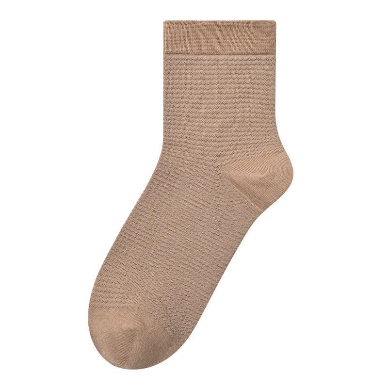 Plus Size Antibacterial Mesh Quarter Socks(5 Pairs)