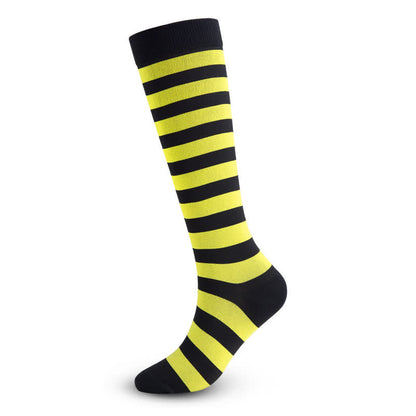 Colorful Striped Compression Socks(3 Pairs)