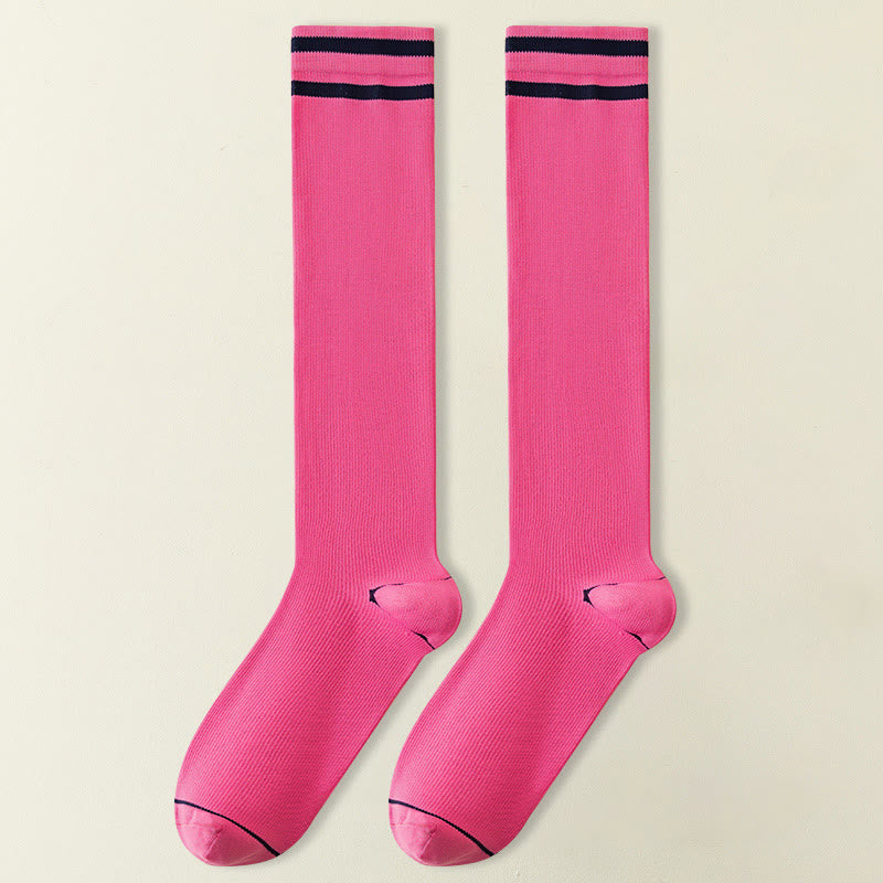 Sports Knee High Compression Socks(5 Pairs)