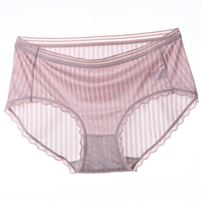 Plus Size Ice Silk Breathable Panty(5 Packs)