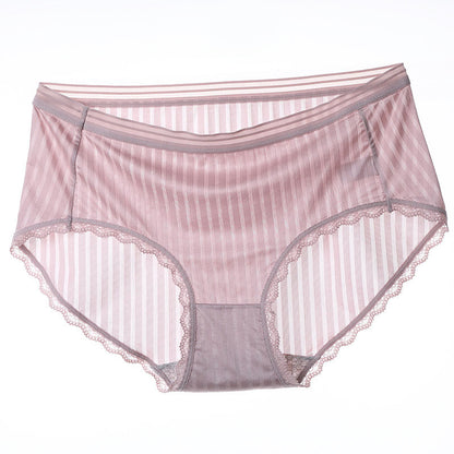 Plus Size Ice Silk Breathable Panty(5 Packs)