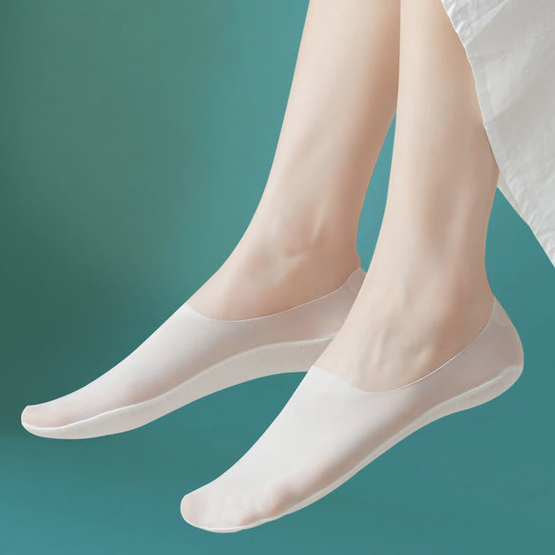 Plus Size Ultra Thin No Show Socks(5 Pairs)