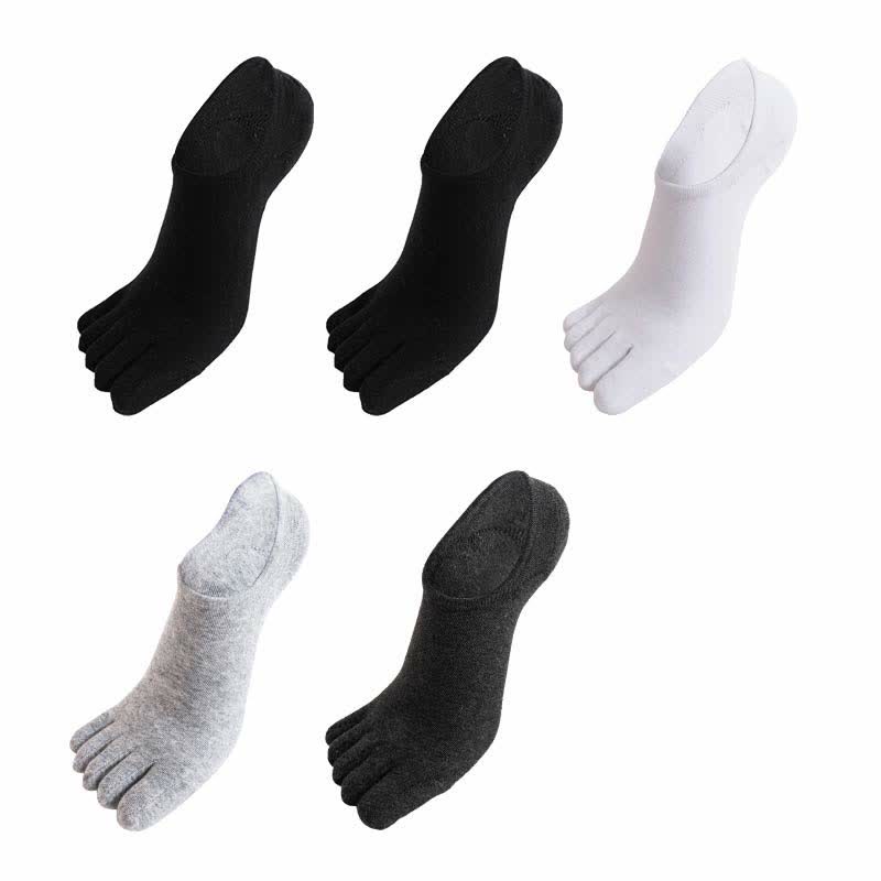 Plus Size Five Toes Antibacterial Alignment Socks(5 Pairs)