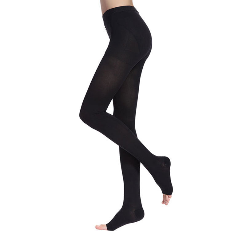 Plus Size Medical Toeless Compression Tights(15-20mmHg) – plusock
