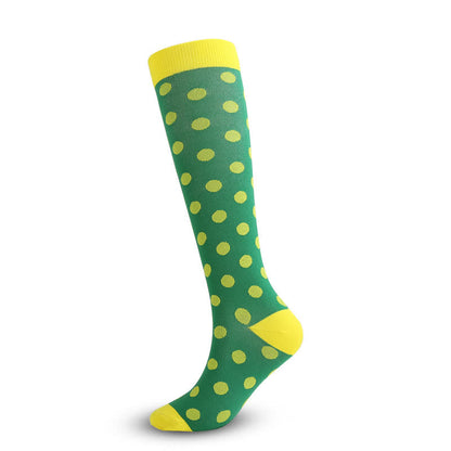 Abstract Dots Compression Socks(3 Pairs)