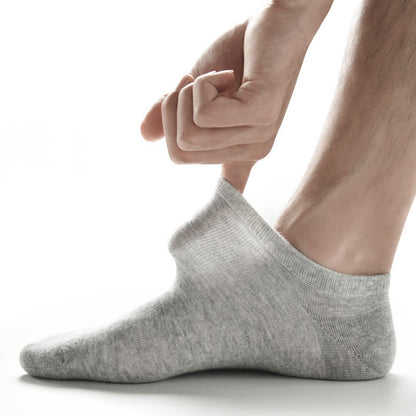 100% Cotton Plus Size Ankle Socks(6 Pairs)