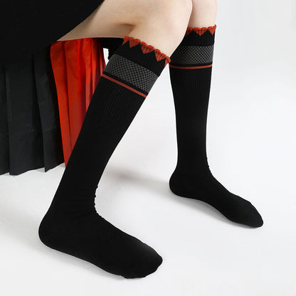 Love Lace Knee High Socks(2 Pairs)