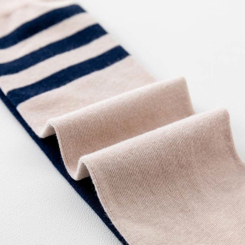 Mixed Color Cotton Plus Size Compression Socks(3 Pairs)