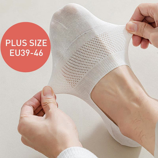 Plus Size Mesh Breathable No Show Socks(5 Pairs)