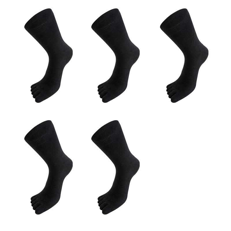 Plus Size Five Toes Antibacterial Alignment Socks(5 Pairs)