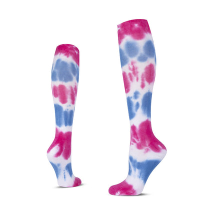 Tie Dye Sport Knee High Compression Socks