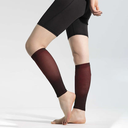 Ice Silk Footless Cool Compression Sleeve Socks Unisex