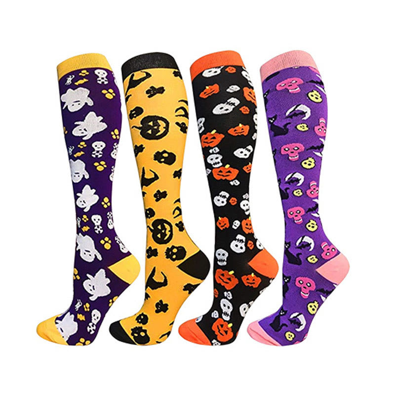 Halloween Funny Compression Socks(4 Pairs) – plusock