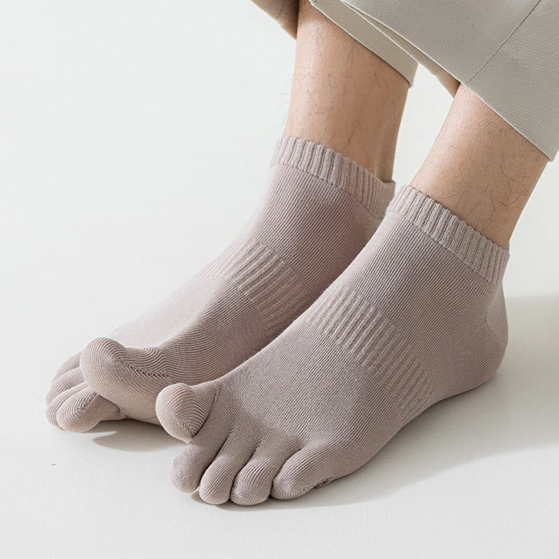 Plus Size Five Toes Ankle Socks(5 Pairs)