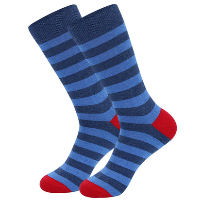 Pattern Funny Casual Dress Socks(5 Pairs)