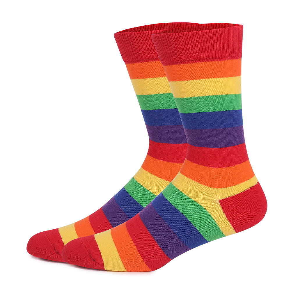 Plus Size Pride Crew Socks(5 Pairs)