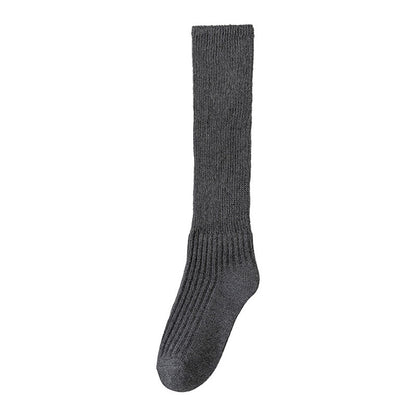 Solid Color Stylish Slouch Socks(3 Pairs)