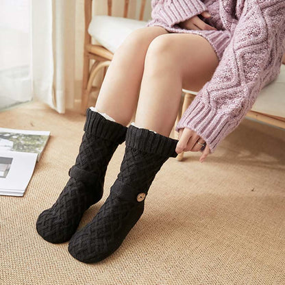 Christmas Wool Cozy Home Slipper Socks