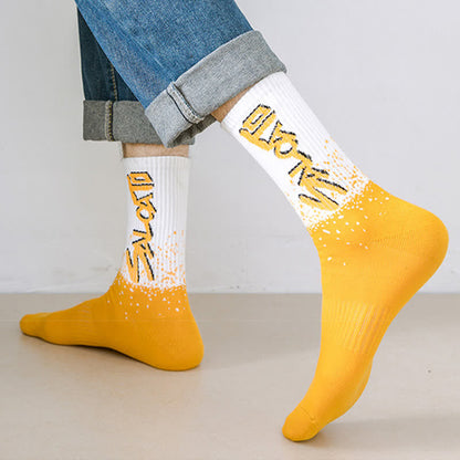 Plus Size Trendy Crew Socks(5 Pairs)