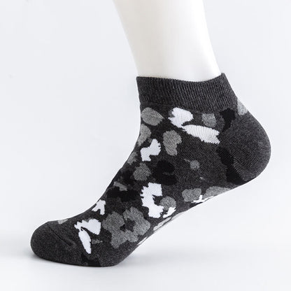 Plus Size Tree Ankle Socks(5 Pairs)