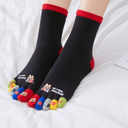 Plus Size Funny Cartoon Socks Bundle(4 Pairs)