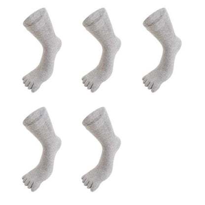 Plus Size Five Toes Antibacterial Alignment Socks(5 Pairs)