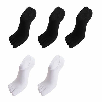 Plus Size Five Toes Antibacterial Alignment Socks(5 Pairs)