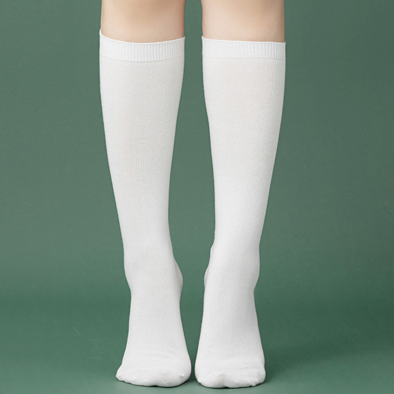 Plus Size Skin Friendly Knee High Socks(2 Pairs)