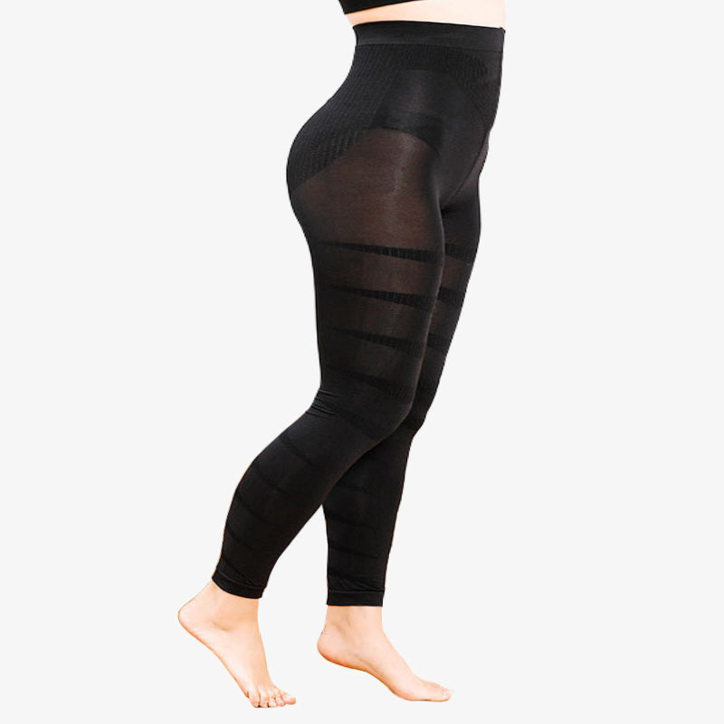 Plus Size Spiral Compression Tights(3 Pairs)