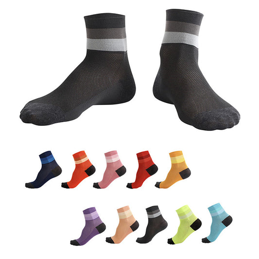 Candy Color Breathable Quarter Socks