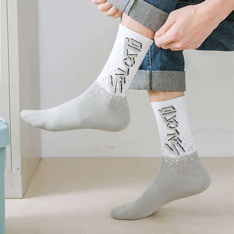 Plus Size Trendy Crew Socks(5 Pairs)