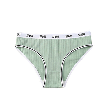 Plus Size High-Waisted Cotton Antibacterial Panty(4 Packs)