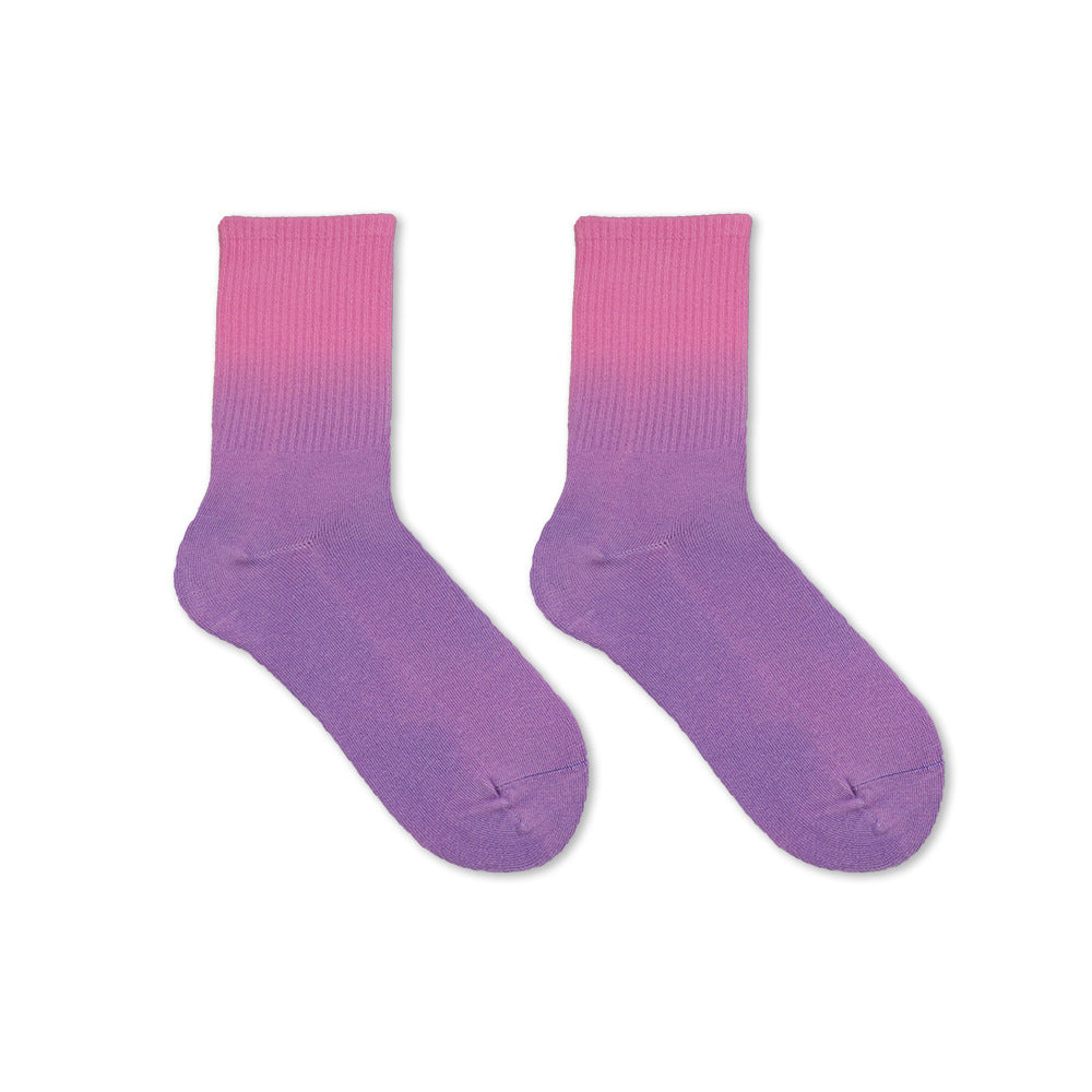 Plus Size Candy Colors Quarter Socks(5 Pairs)