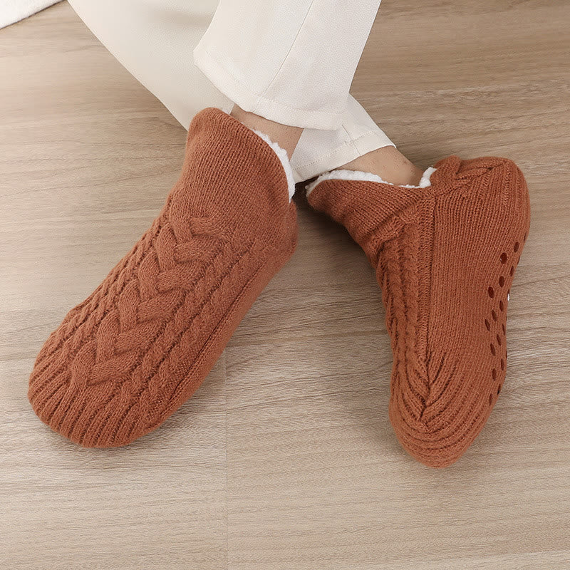 Plus Size Anti Slip Slipper Socks(2 Pairs)
