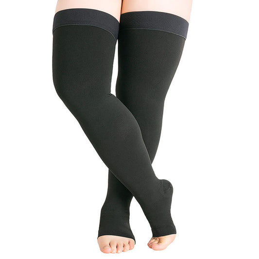 Plus Size Thigh High Medical Compression Socks
